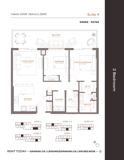 Suite 04 at Damask, Windsor, ON N8S 0B7